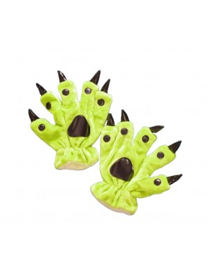 Gele Klauwen Handschoenen Onesie